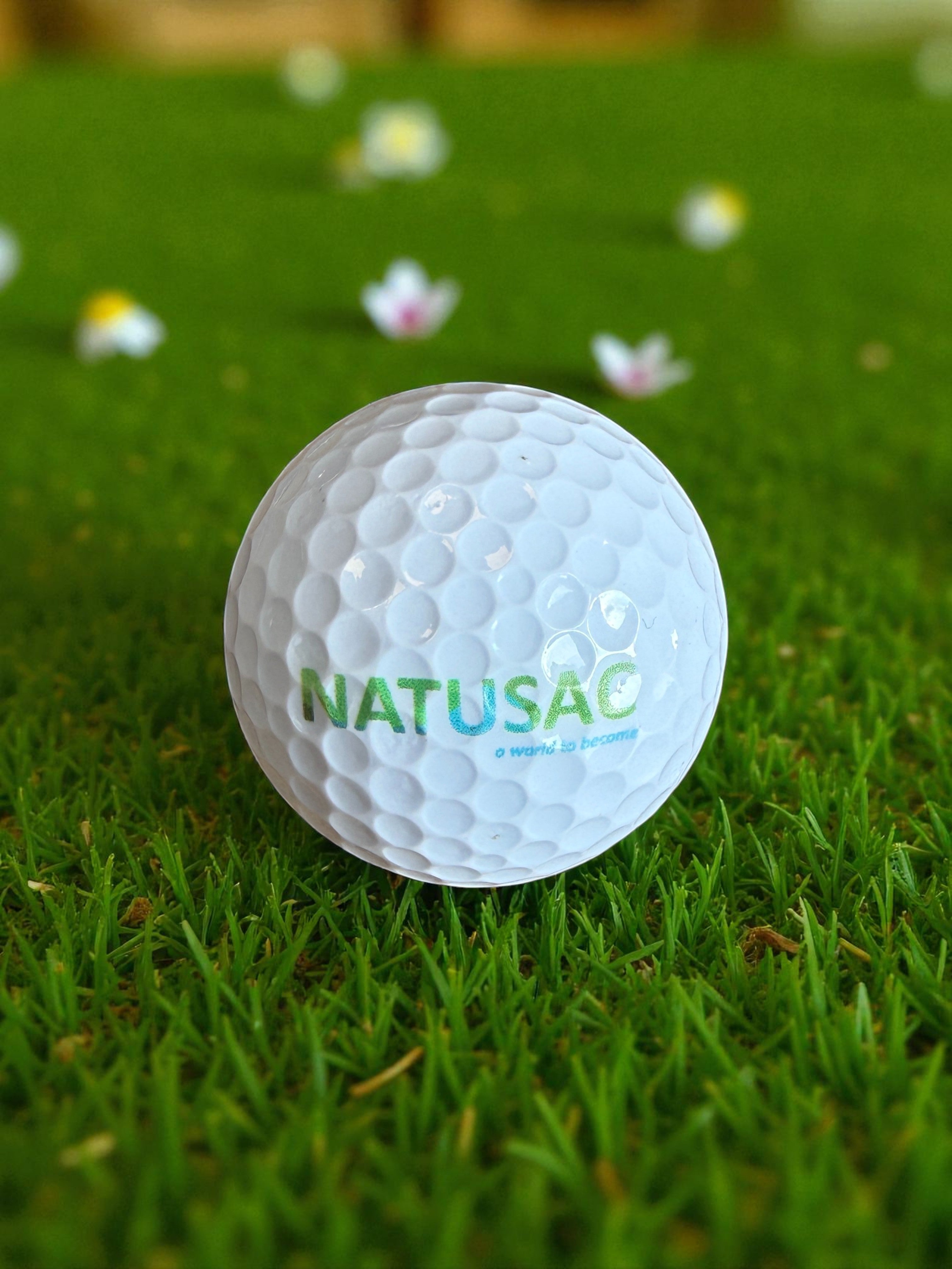 Golfbal bedrukt